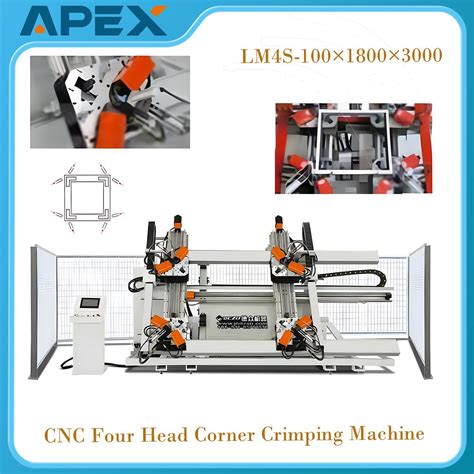 cnc four corner crimping machine|PARKER MACHINERY CO., LTD. CHINA.